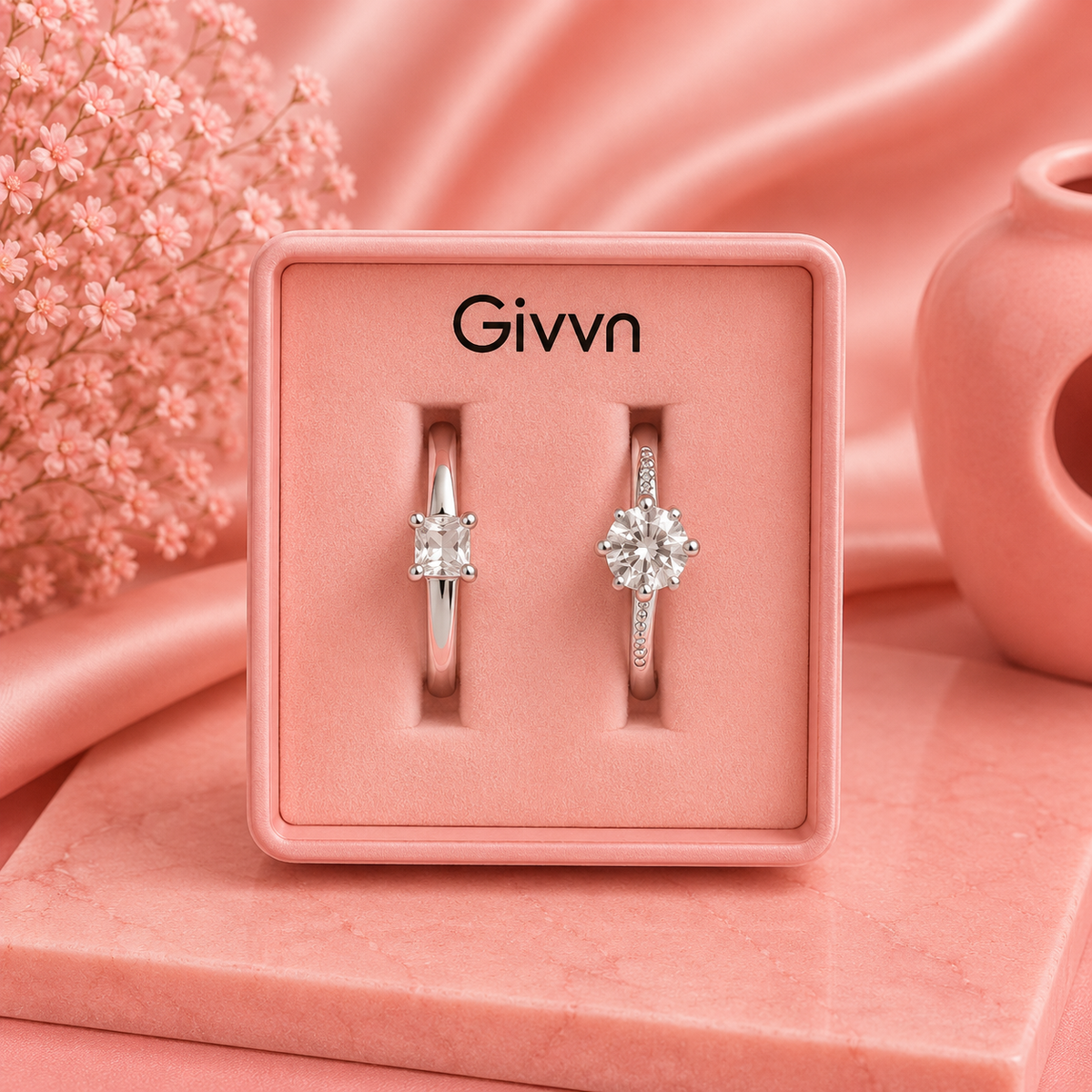 GIVVN Evermore Couple Ring Set